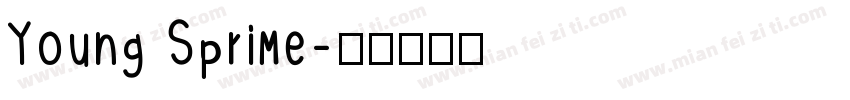 Young Sprime字体转换